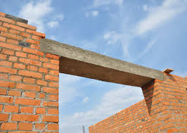 <p>horizontal beam that spans and supports the load above an opening in a wall, such as a door, window, or fireplace</p>