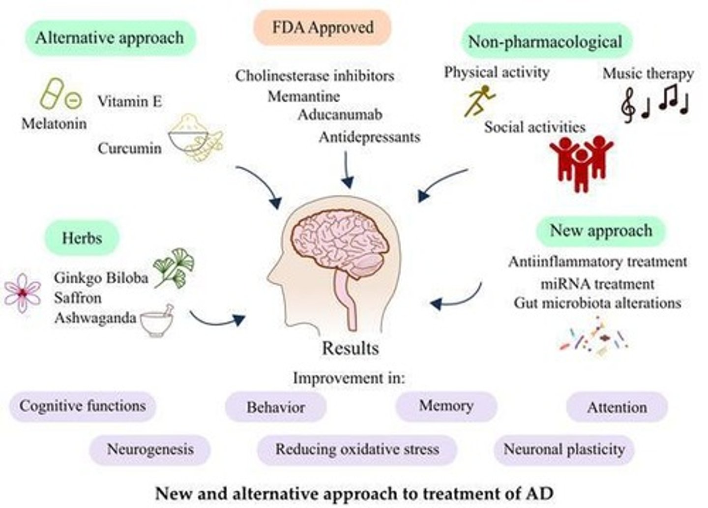 <p>It involves using drugs that enhance cholinergic transmission.</p>