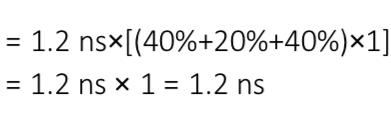 <p>1.2 ns (since pipelining, all cycles become 1)</p>
