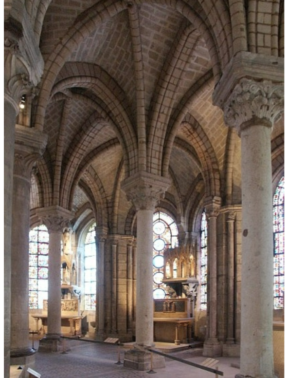 <p>Ambulatory and Radiating Chapels of the Abbey Church (Gothic)</p>