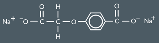 <p><span>When a polyester undergoes base hydrolysis, the ester links break, the alcohol groups reform, and the carboxylate groups form salts with Na+ ions.</span></p><ul><li><p>And Hexagon with OH groups</p></li></ul><p></p>