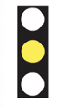 <p>Steady Yellow Light </p>
