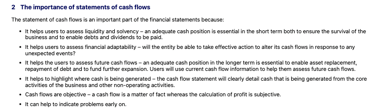 <p><strong>Q:</strong> How can a cash flow statement help spot problems early?<br><strong>A:</strong> By revealing cash shortages or unusual cash flow patterns before they impact financial health.</p>