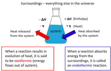 <p><u>Endothermic vs. Exothermic</u></p><p>Processes in which the system RELEASES heat </p>