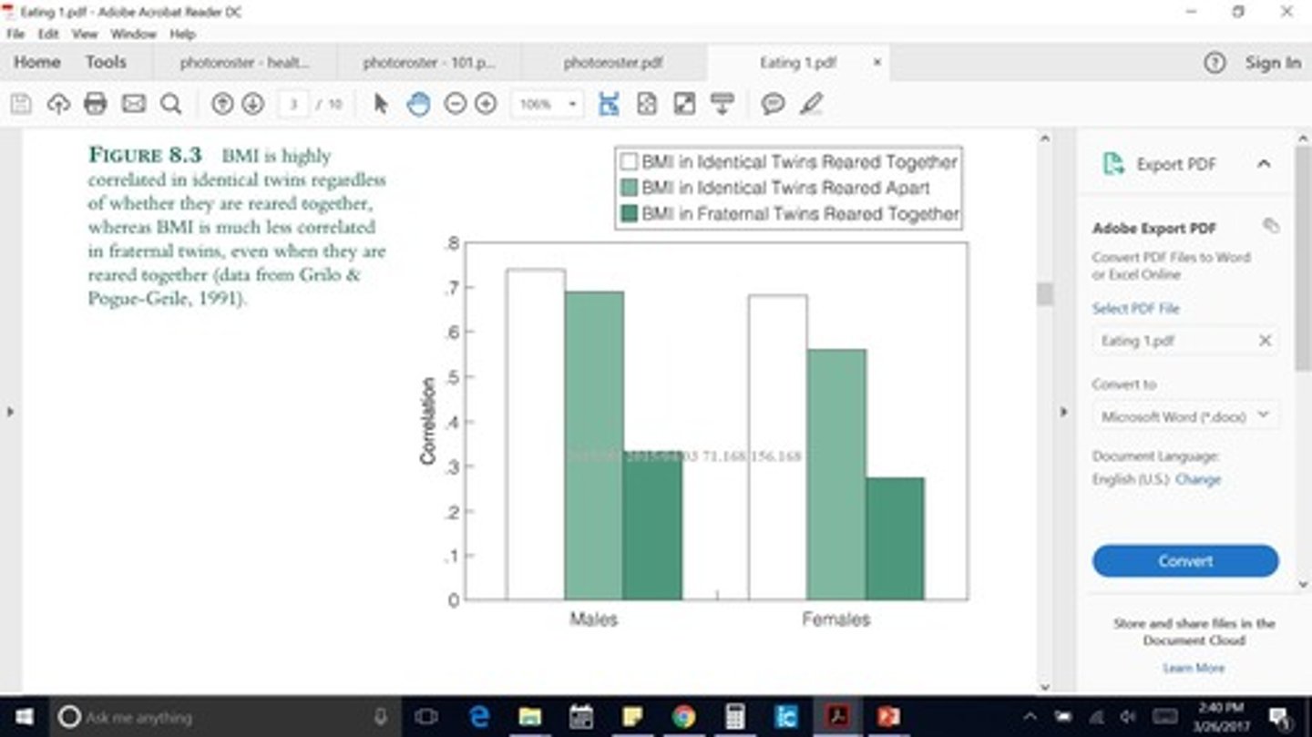 <p>Genetic factors may influence metabolism and contribute to variations in weight gain among individuals.</p>
