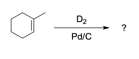 <p>what are the major organic products generated from the reaction shown</p>