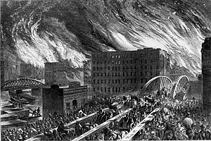 What were 2 reasons why the fire spread quickly?