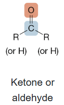 <p>Ketone or aldehyde</p>