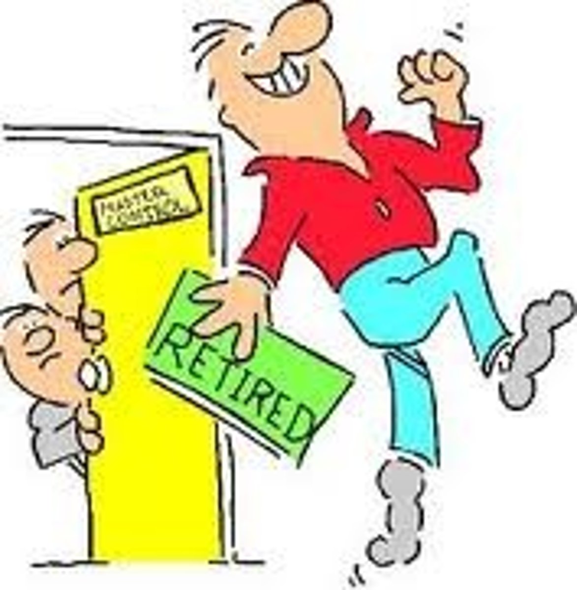 <p>to retire</p>