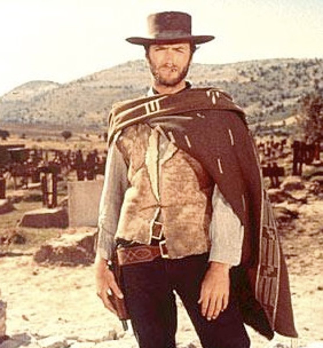 <p>knees up; balances figure + surroundings</p>