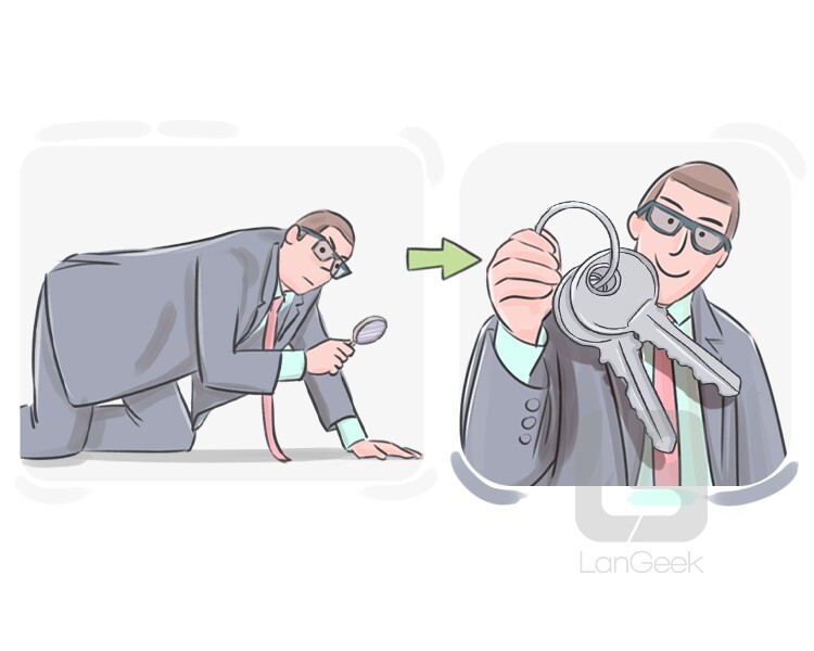 <p>to locate or identify something precisely; exact or highly accurate.<br></p>