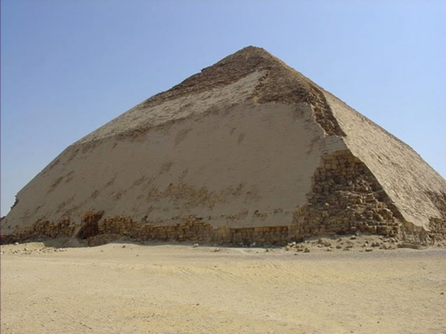 <p>Sneferu's south pyramid</p>