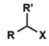 <ul><li><p>SN2 with good nucleophiles</p></li><li><p>SN1 with weaker nucleophiles</p></li><li><p>E2 with strong base</p></li><li><p>E1 with poor bases or in acid</p></li></ul><p></p>