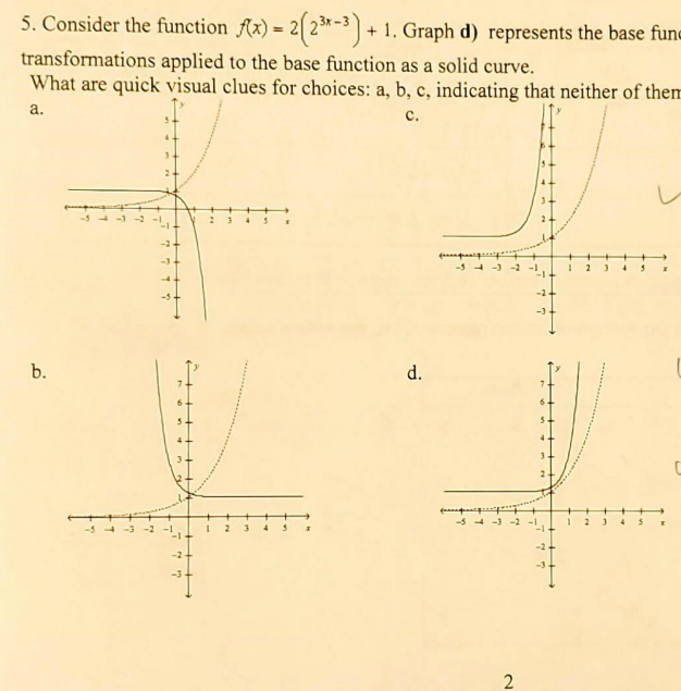 <p>what quick visual clues for choices a,b,c indictes that neither of them is the correct answer</p>