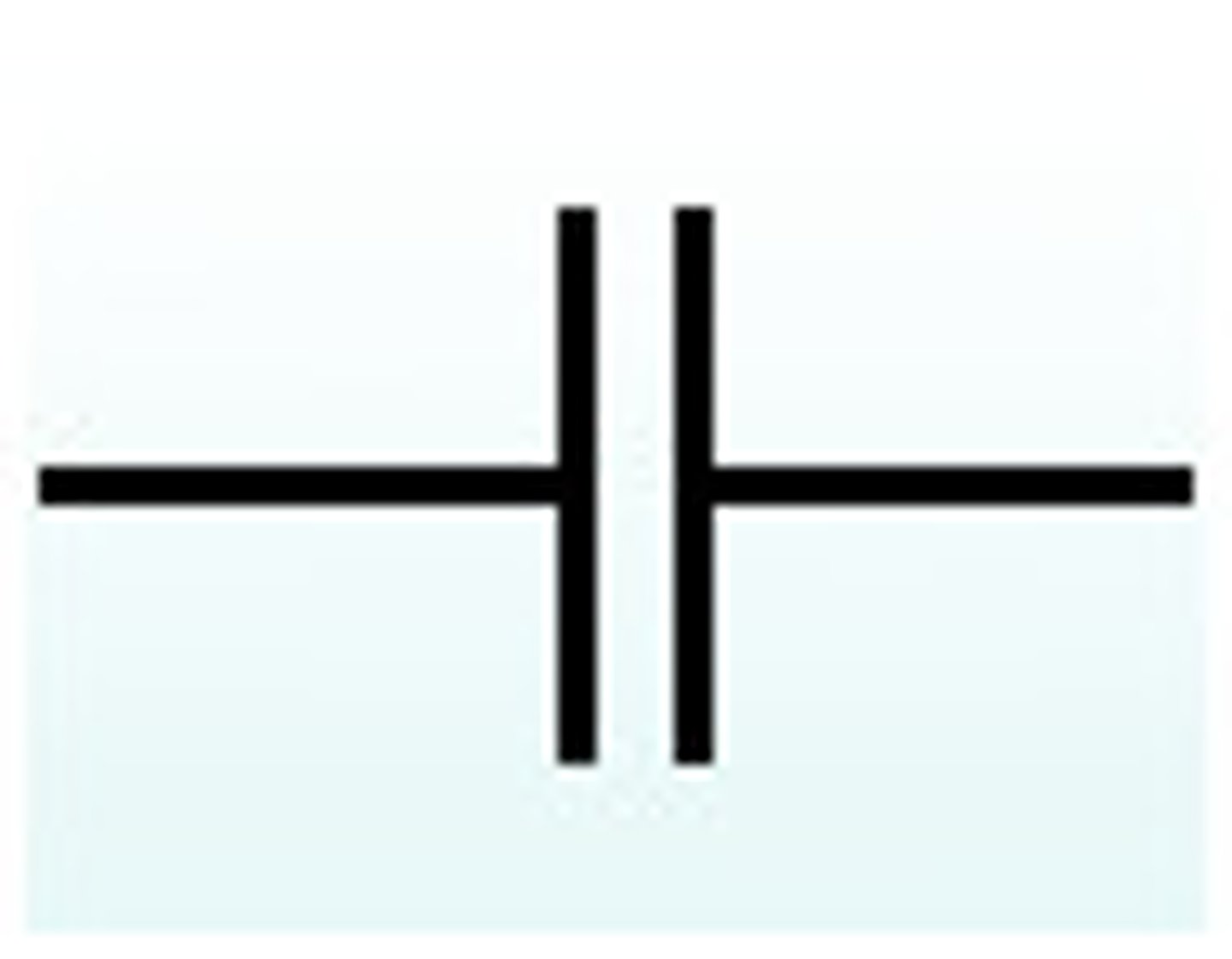 <p>momentarily stores electric charge</p>