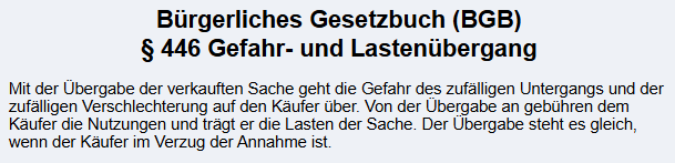 <p>§ 446 BGB</p>