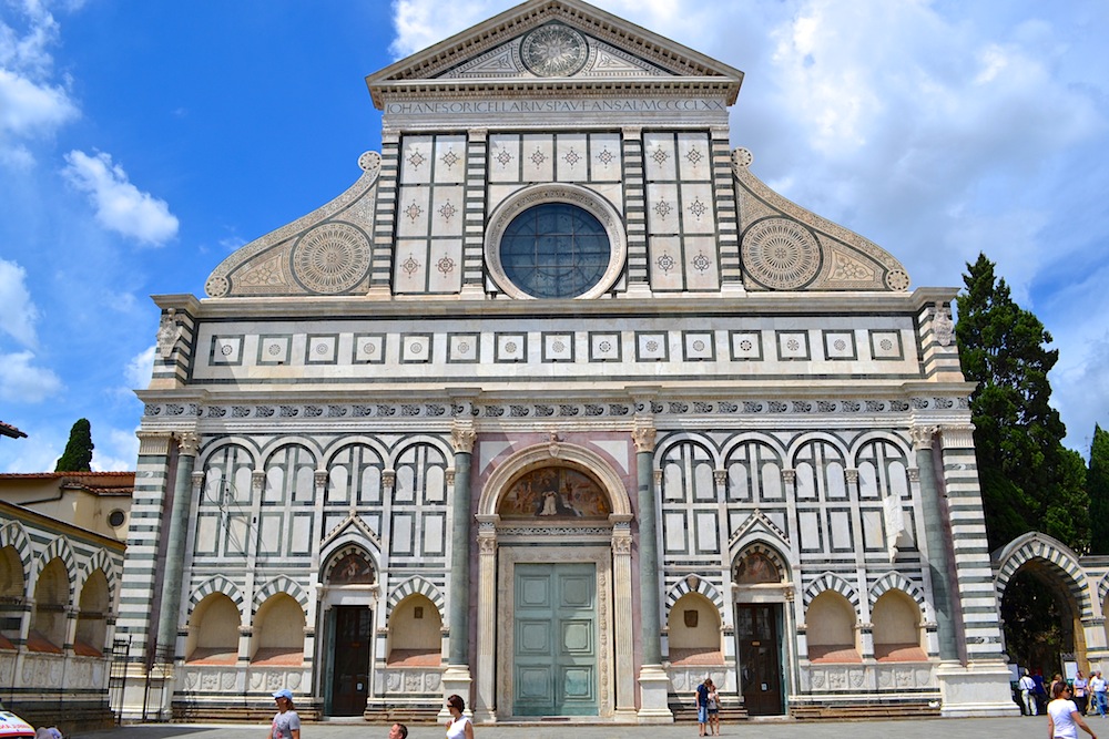 <p>Located in Florence, created by Alberti.</p>