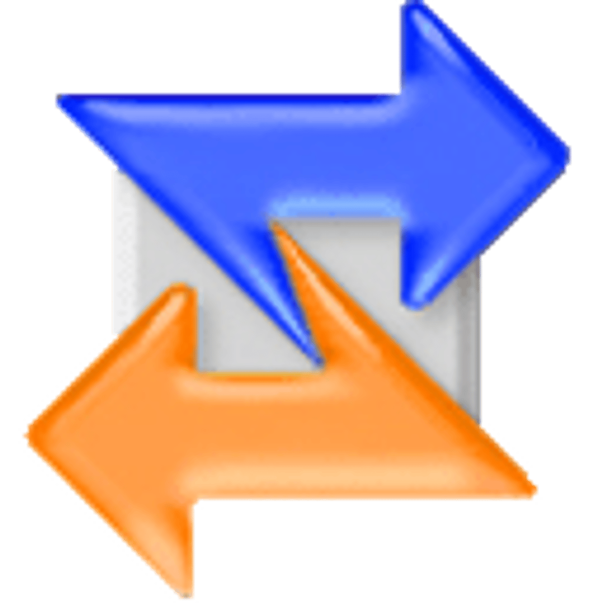 <p>(adv) in an opposite way; on the other hand</p>
