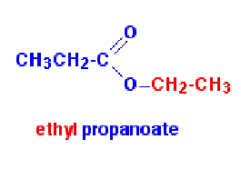 • Form from the reaction between an alcohol and a carboxylic acid 

• Water is also produced

\-Since ester molecules cannot experience hydrogen bonding amongst one another, they are expected to have lower boiling points than similar alcohols and c. acids.

\
