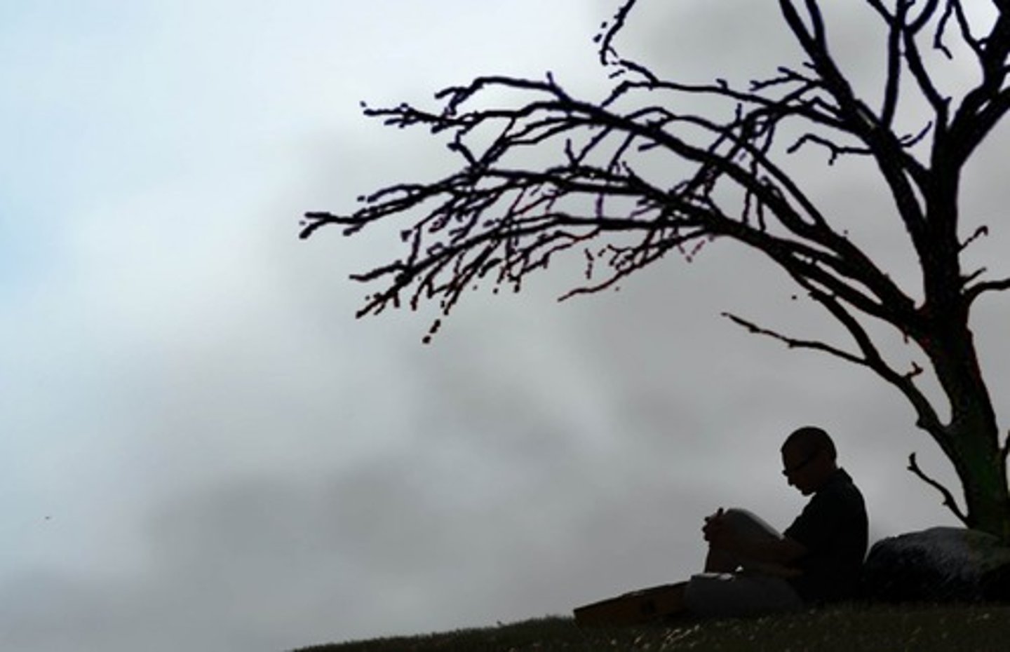 <p>Gloomy and without hope</p>