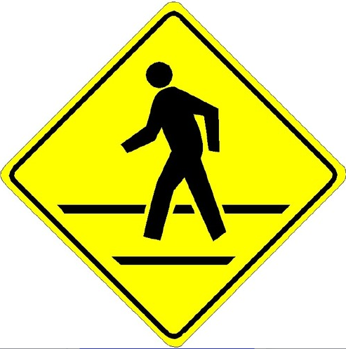 <p>What Does This Sign Mean?: Pedestrian Crossing</p>