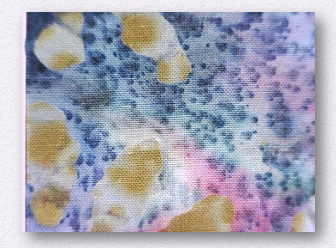 <p>A hand process where hot wax is applied to fabric to create a design.</p>