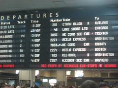 departure; exit