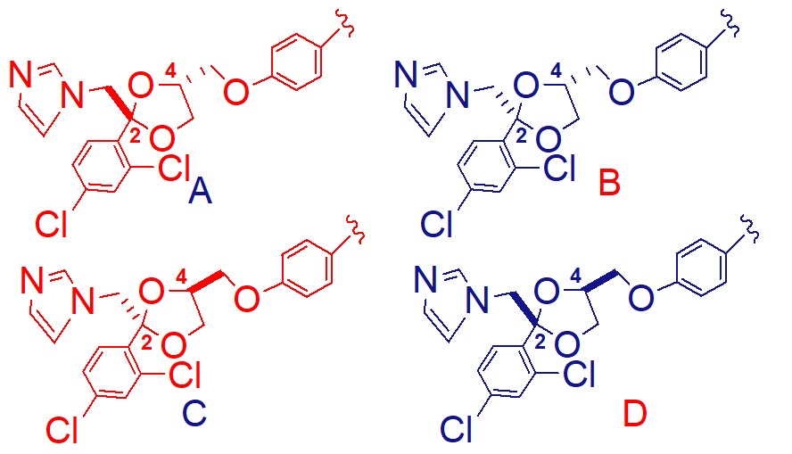 <p>predict the most active steroisomer of A-D;</p>