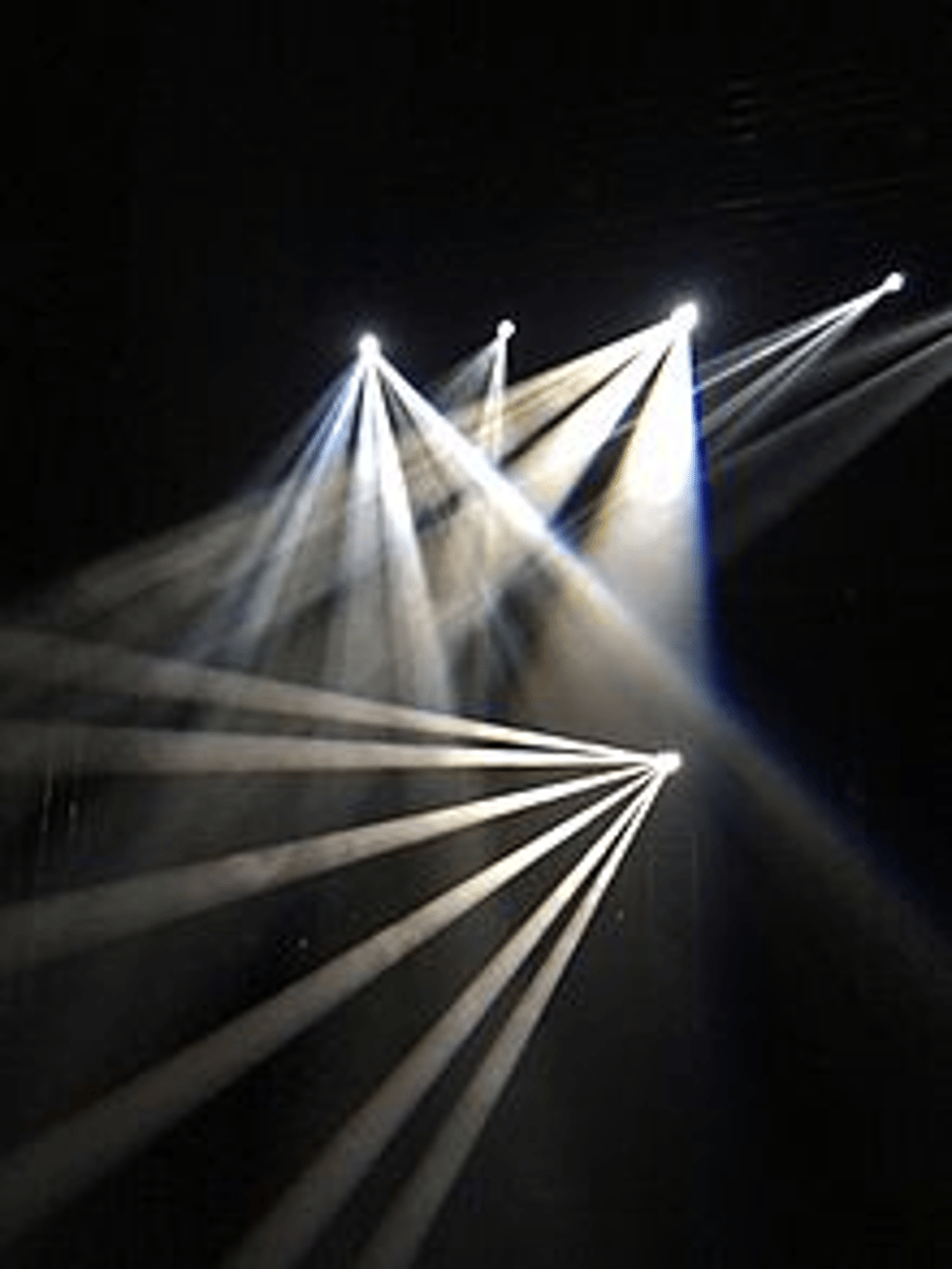 <p>c. Place light just below the beam projecting downwards</p>