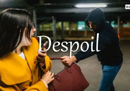 <p>despoil /dɪˈspɔɪl/ </p>