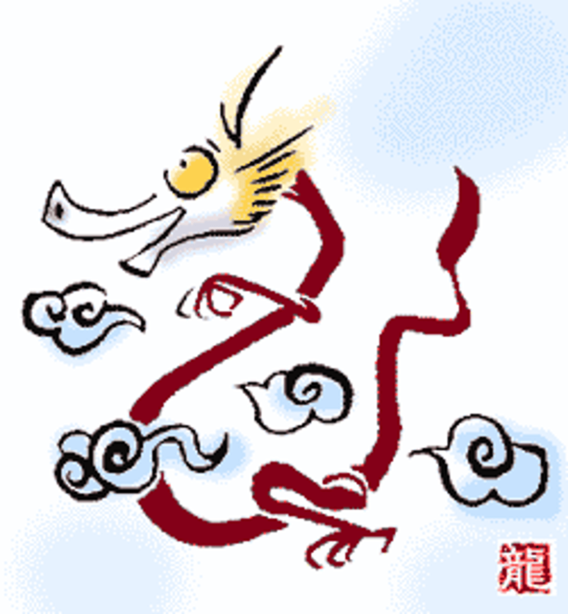 <p>lóng （dragon）</p>