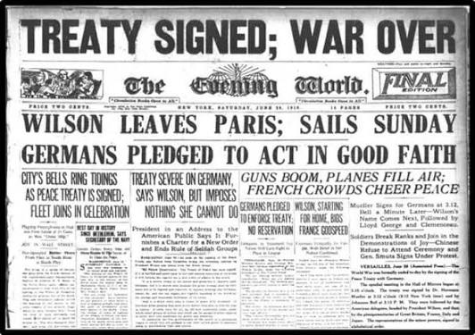 <p><span><span>Versailles Treaty</span></span></p>