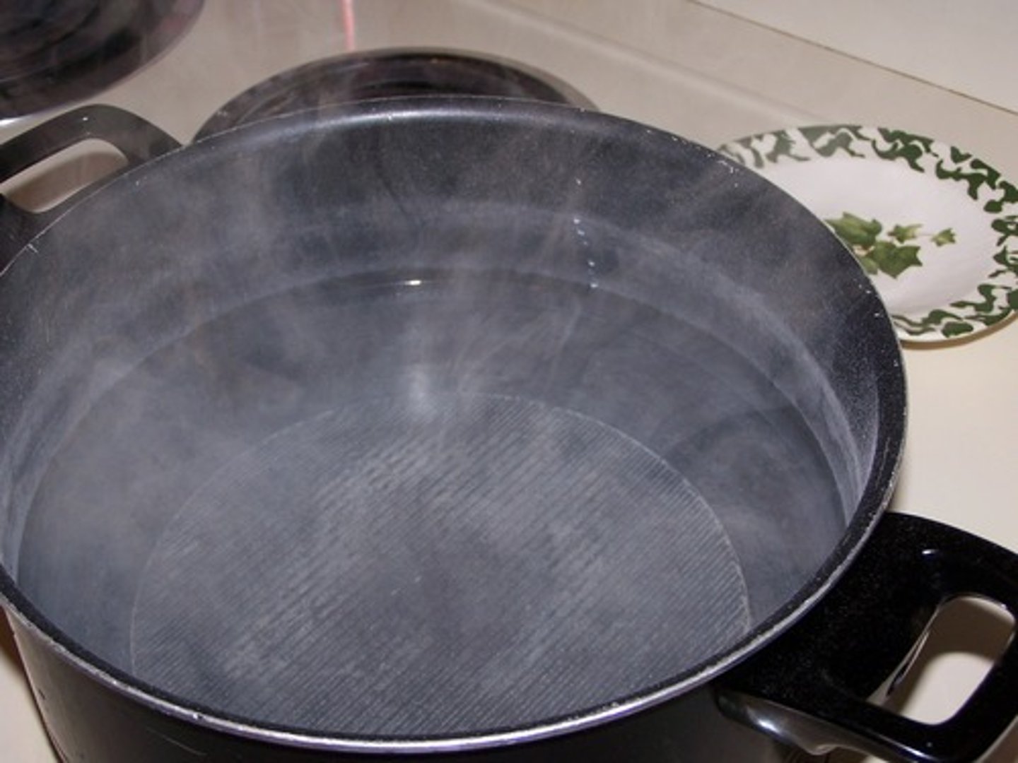 <p>endothermic - HEAT ENTERS THE WATER TO TURN IT INTO STEAM</p>