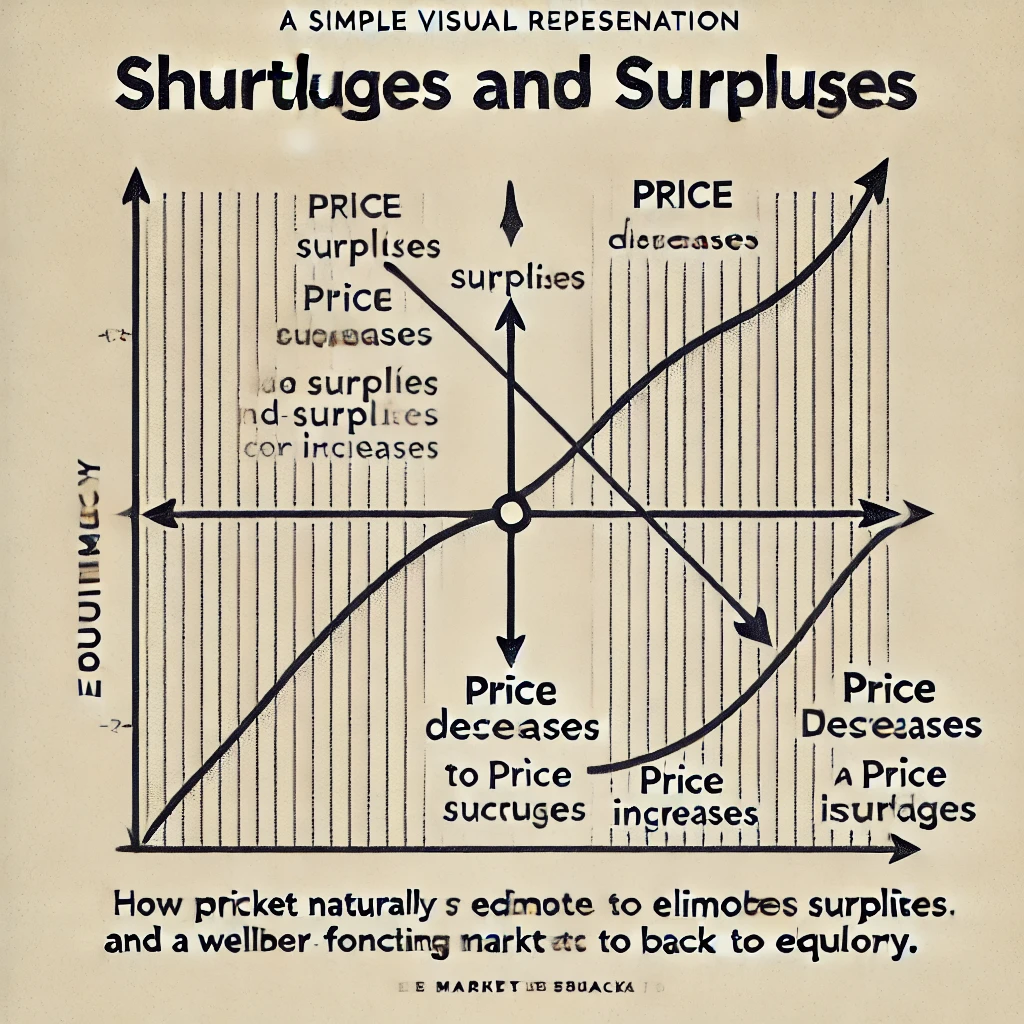 <p><span style="color: yellow">Do either shortages or surpluses exist in a well-functioning market? Why not?</span></p>