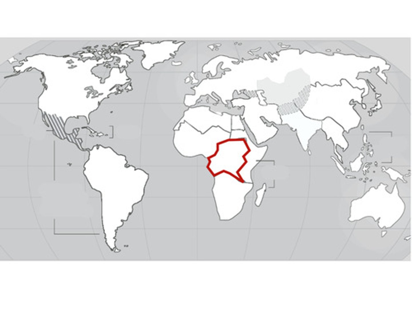 <p>Region of Africa that straddles the Equator and is drained largely by the Congo River system. Includes, the Republic of the Congo, the Central African Republic, and the Democratic Republic of the Congo among others</p>