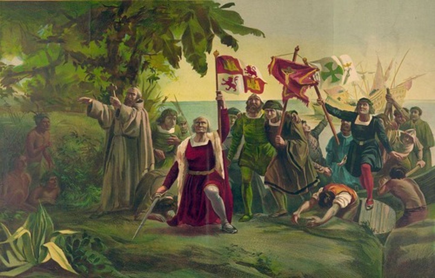 <p>Columbus views them as 'uncivilized' and ripe for conquest.</p>