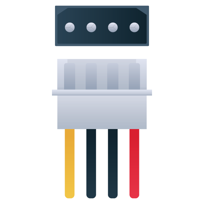 <p>A power cable for storage devices that can remain unconnected without issues if secured.</p>