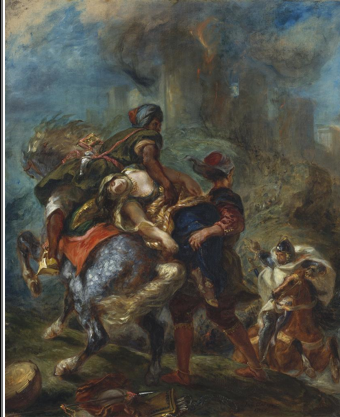 <p><span><strong>Eugene Delacroix, </strong><em>The Abduction of Rebecca</em><strong>, 1800</strong></span></p>