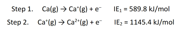 <p>because of the coulombic attraction between the electron and the cation</p>