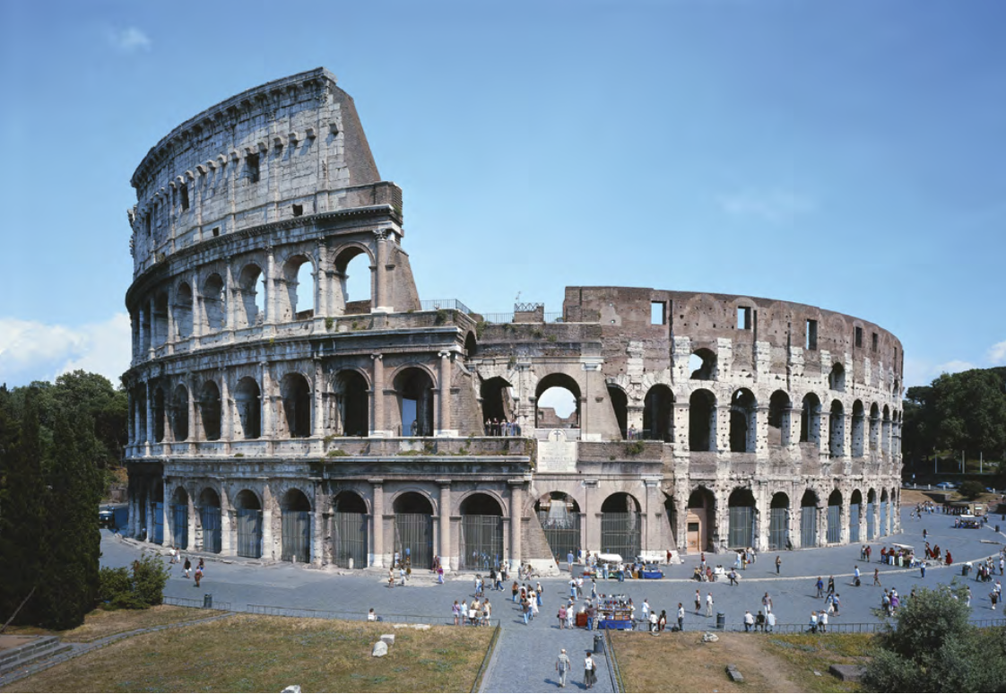 <h3 collapsed="false"><span style="color: blue"><mark data-color="blue">44. The Colosseum (Flavian Amphitheator)</mark></span></h3><ul><li><p>When was it <strong>created</strong>?</p></li><li><p>During what <strong>period</strong> was it created?</p></li><li><p><strong>Where</strong> was it originally located?</p></li><li><p>Who was the <strong>patron</strong>?</p></li><li><p>What <strong>culture</strong> made it?</p></li><li><p>What <strong>medium</strong> was used?</p></li><li><p>What was the <strong>function</strong>?</p></li></ul>