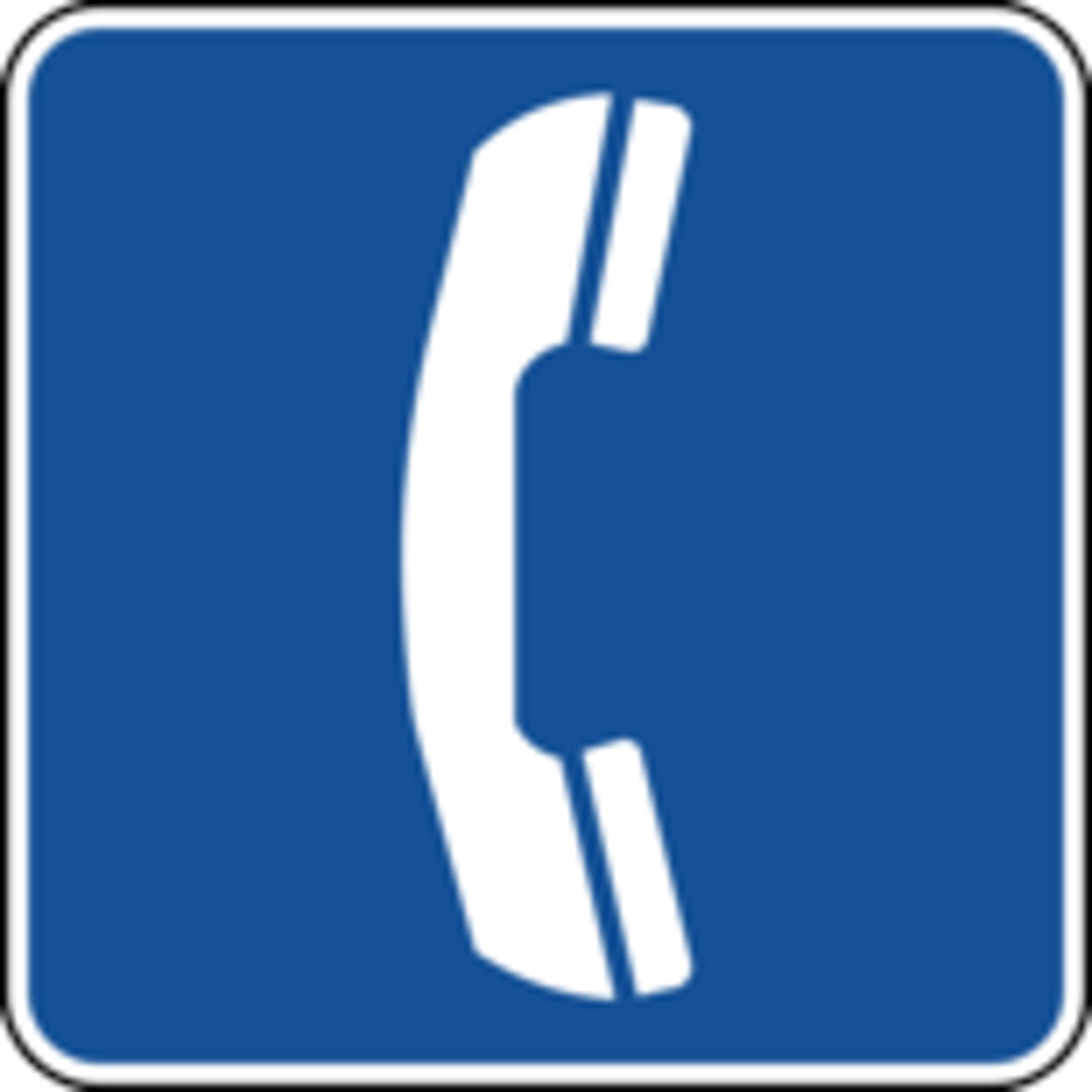 <p>Telephone service is available ahead</p>