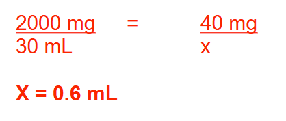 <p>0.6 ml </p>