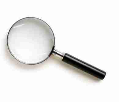 <p>Magnifying glass</p>