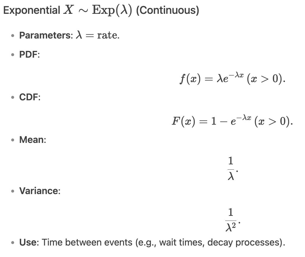<p>λ = average number of events occurring per unit time</p>