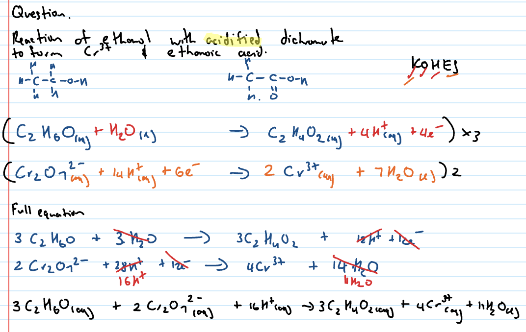 <p>Do not undergo oxidation</p><ul><li><p>write like redox reactions ig</p></li></ul><p></p>