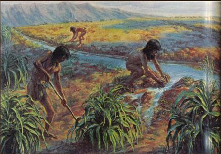 <p>A prehistoric Native American culture that lived from 200 A.D. to 1450 A.D. and flourished in the southwestern United States, known for their elaborate irrigation systems, permanent settlements and confederations.</p>