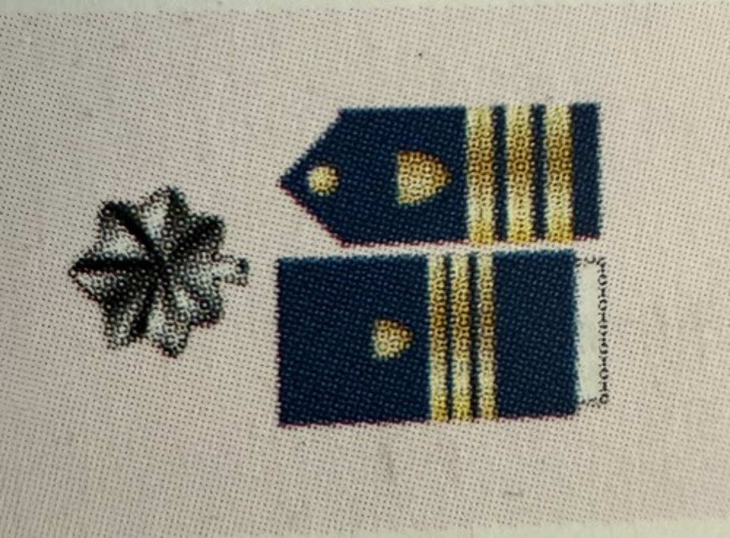 <ul><li><p><strong>Collar Device:</strong> Zero One Silver Oakleaf</p></li><li><p><strong>Sleeve Insignia:</strong> Zero Three Half-Inch Gold Bands</p></li></ul><p></p>