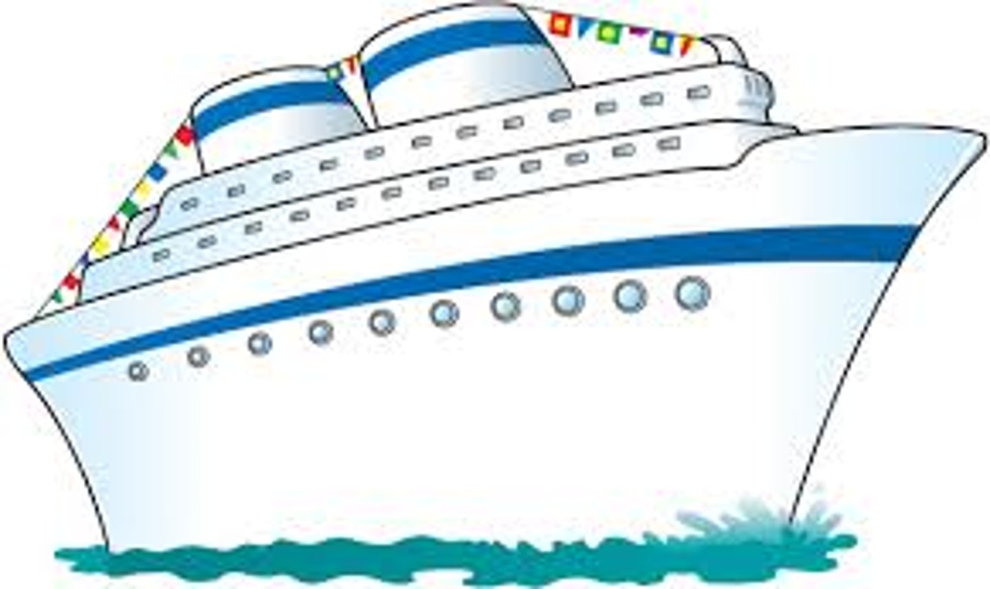 <p>viajar en barco</p>