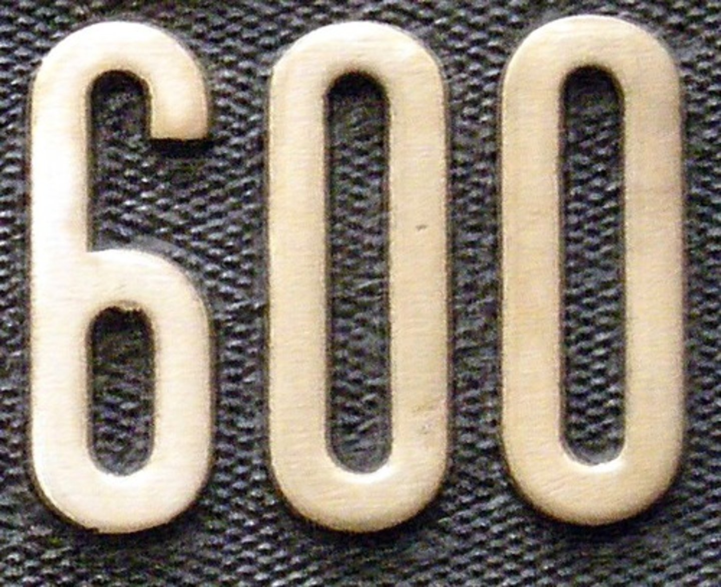 <p>six hundred</p>