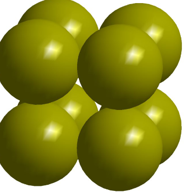 <p>-non close packing</p>